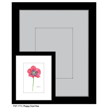 Poppy Cool Hue, Print (#7774A) - Printed Canvas