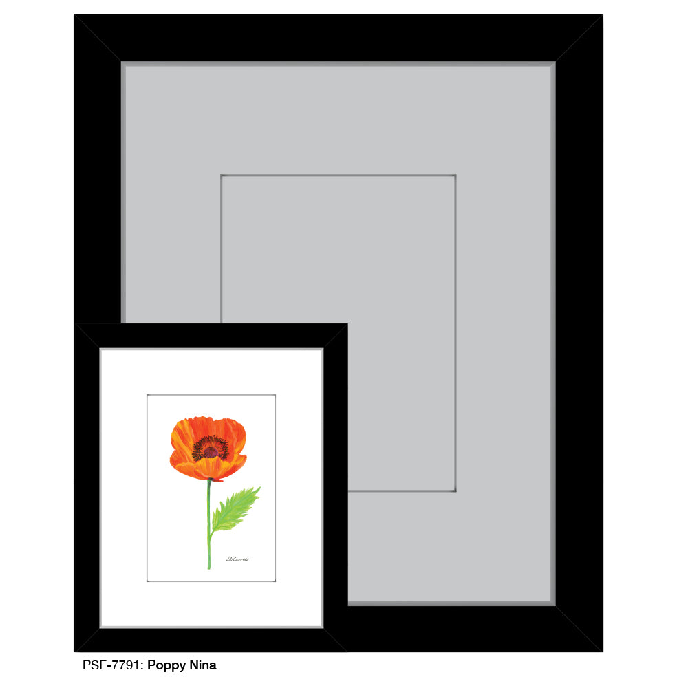 Poppy Nina, Print (#7791B), Print Matted, www.printedcanvas.com