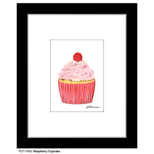 Raspberry Cupcake, Print (#7900) - Printed Canvas