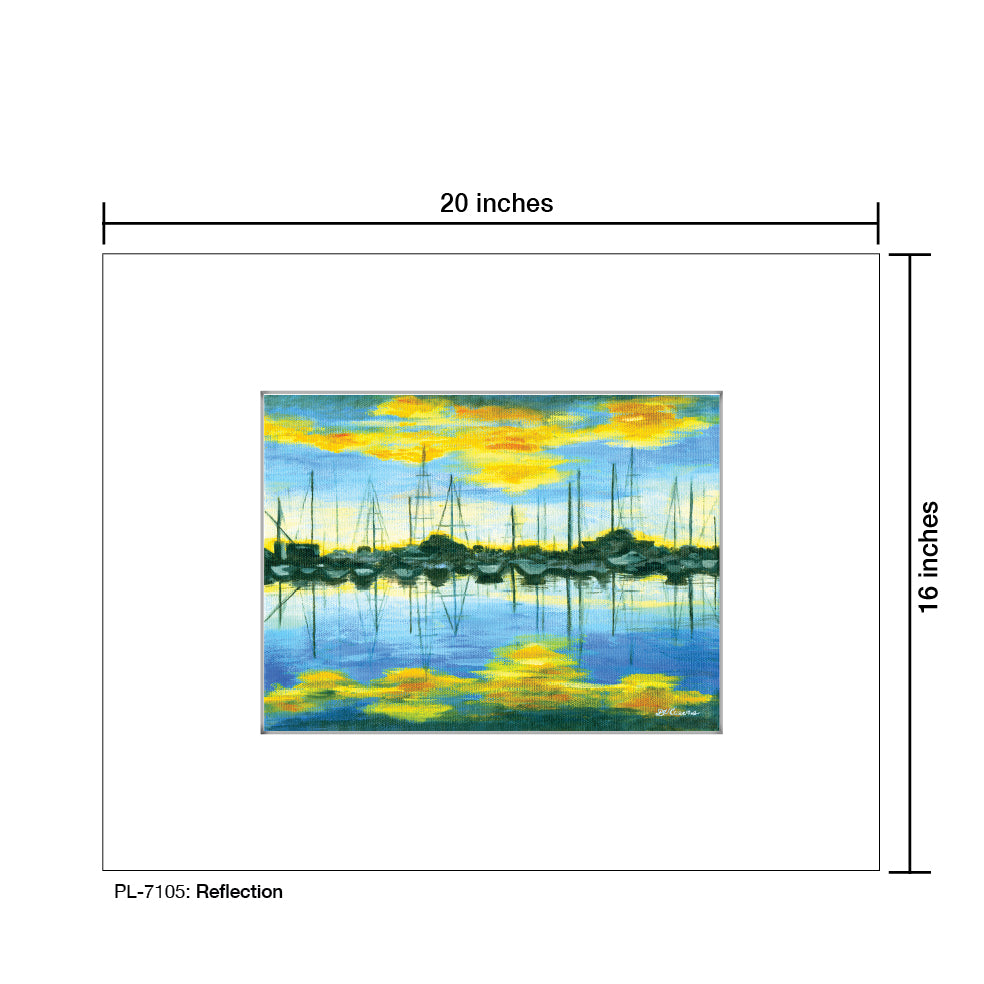 Reflection, Print (#7105) - Printed Canvas