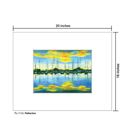 Reflection, Print (#7105) - Printed Canvas