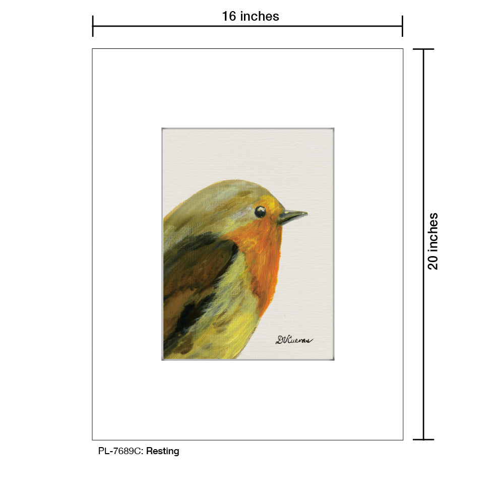 Resting, Print (#7689C), Printe Matted, www.printedcanvas.com