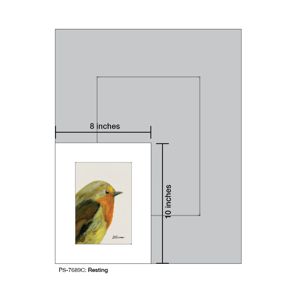 Resting, Print (#7689C), Print Matted, www.printedcanvas.com