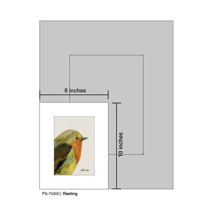 Resting, Print (#7689C), Print Matted, www.printedcanvas.com