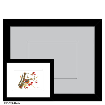 Robin, Print (#7357) - Printed Canvas