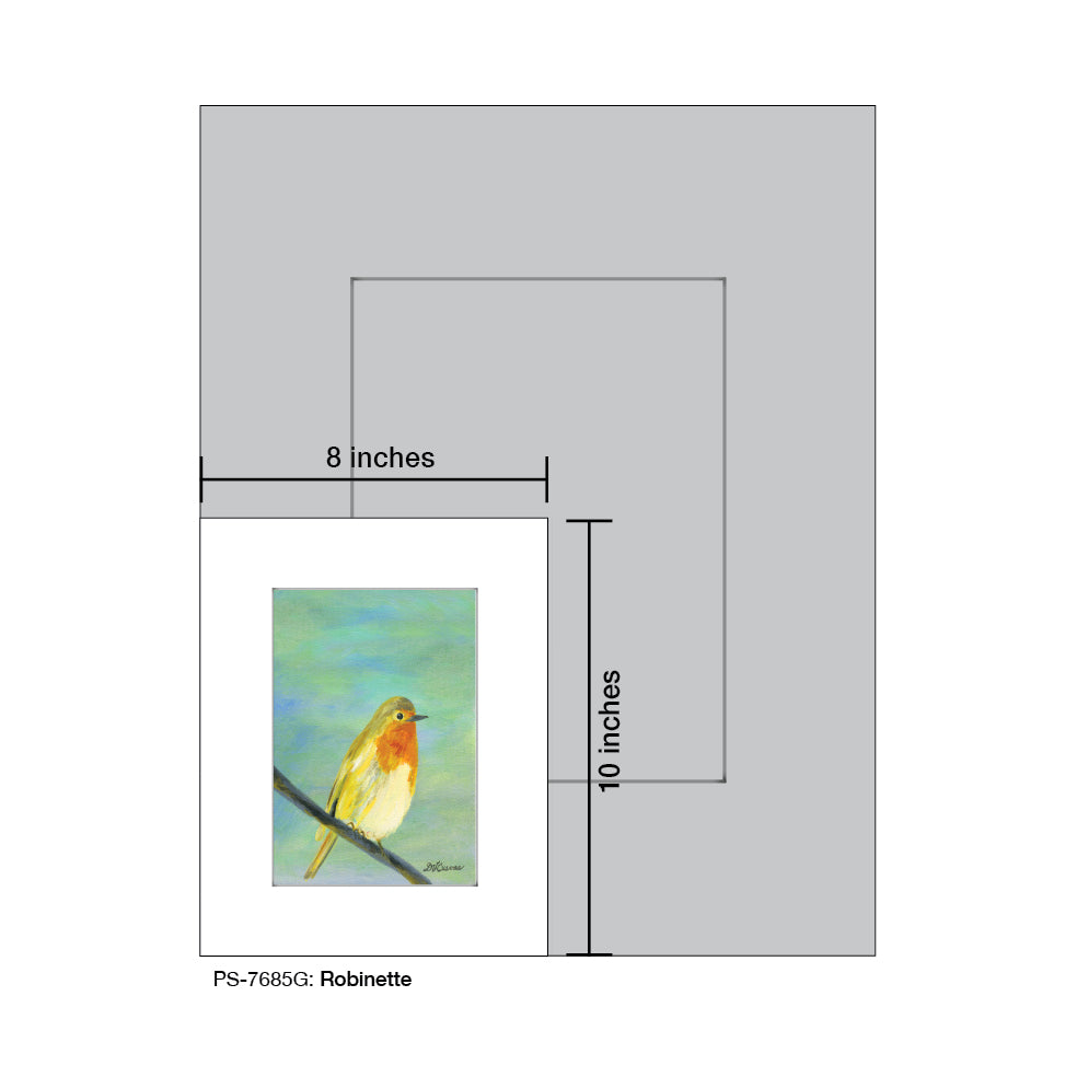 Robinette, Print (#7685G), Print Matted, www.printedcanvas.com