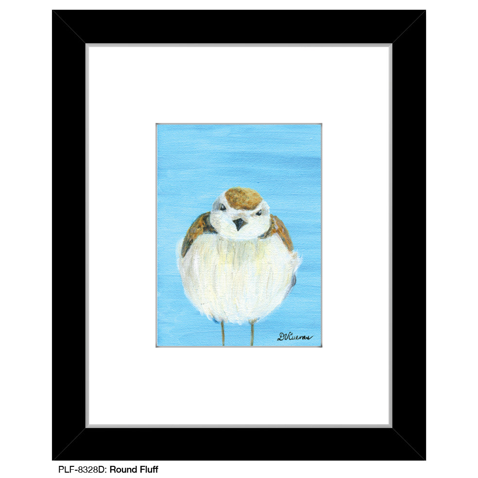 Round Fluff, Print (#8328D), Print Matted, www.printedcanvas.com