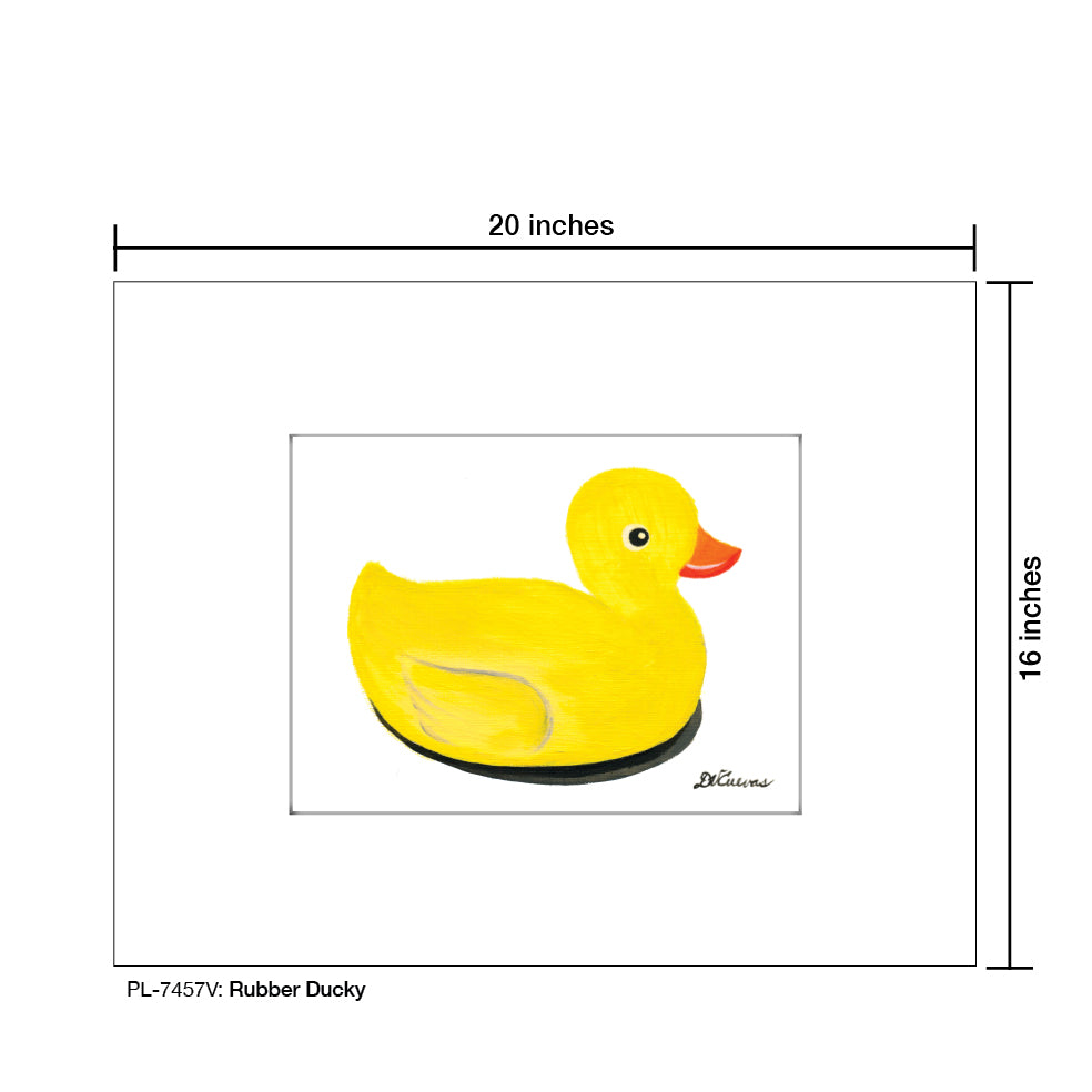 Rubber Ducky, Print (#7457V) - Printed Canvas