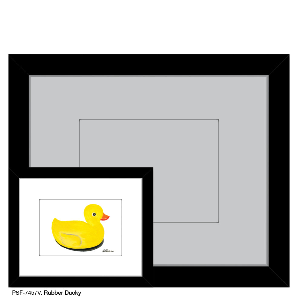 Rubber Ducky, Print (#7457V) - Printed Canvas