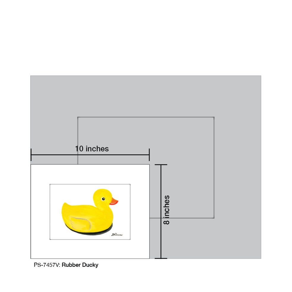 Rubber Ducky, Print (#7457V) - Printed Canvas