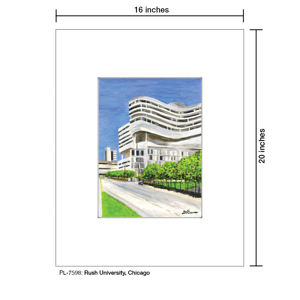 Rush University, Chicago, Print (#7598) - Printed Canvas