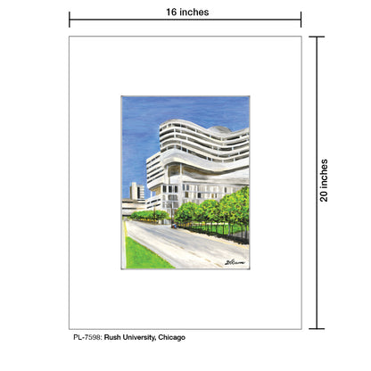 Rush University, Chicago, Print (#7598) - Printed Canvas