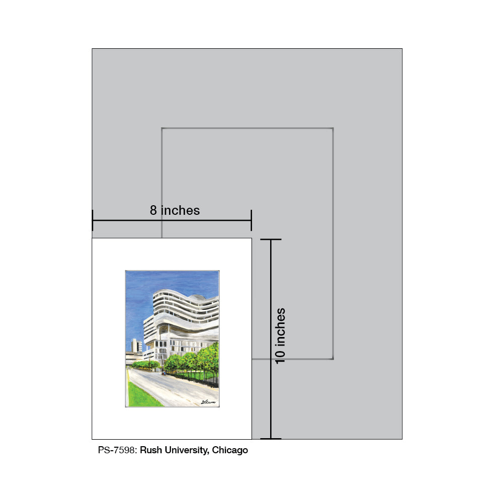 Rush University, Chicago, Print (#7598) - Printed Canvas