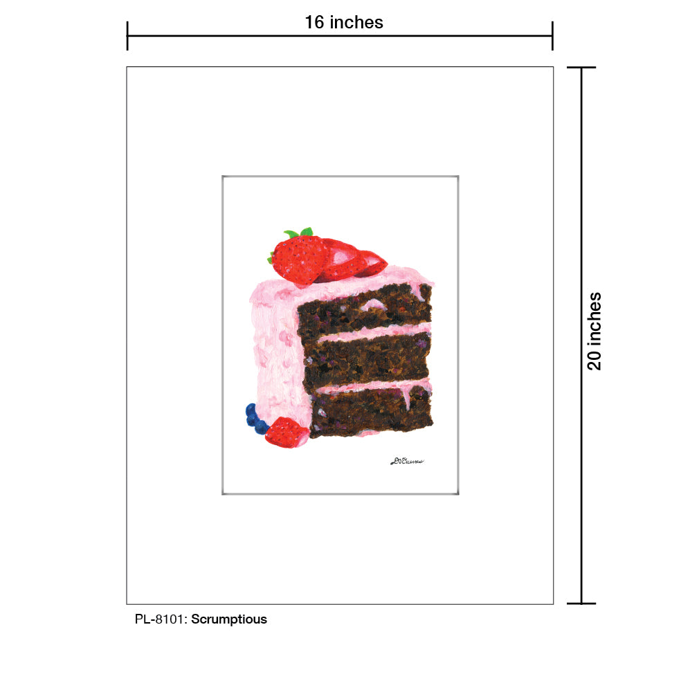 Scrumptious, Print (#8101F), Printe Matted, www.printedcanvas.com