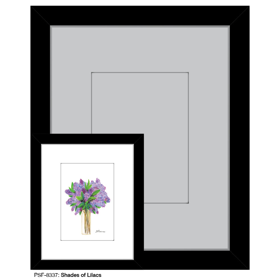 Shades of Lilacs, Print (#8337C), Print Matted, www.printedcanvas.com