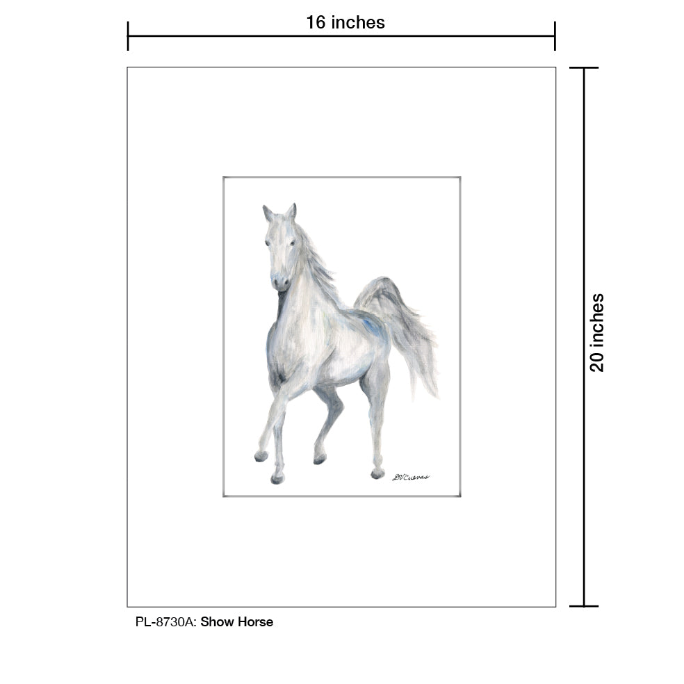 Show Horse, Print (#8730A), Printe Matted, www.printedcanvas.com