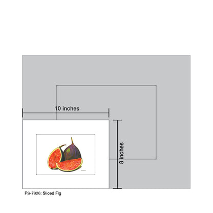 Sliced Fig, Print (#7926) - Printed Canvas