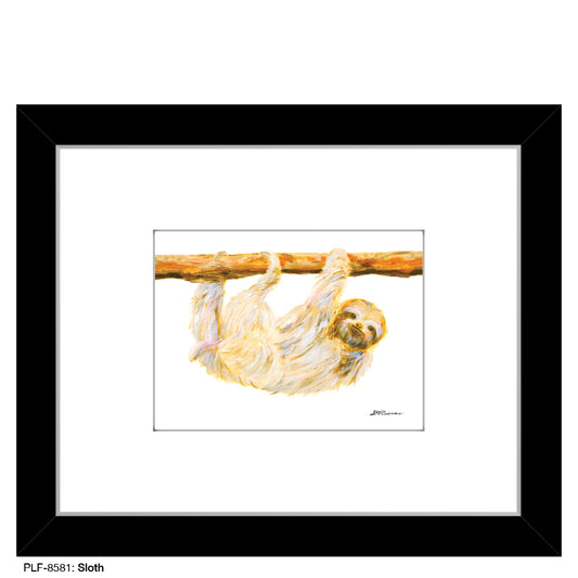 Sloth, Print (#8581B), Print Matted, www.printedcanvas.com