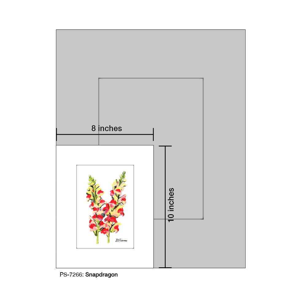 Snapdragon, Print (#7266) - Printed Canvas