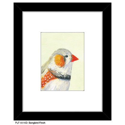 Songbird Finch, Print (#8316D), Print Matted, www.printedcanvas.com