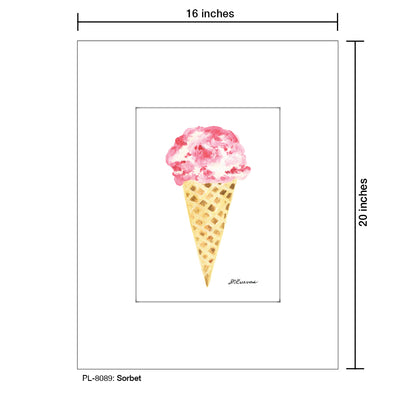 Sorbet, Print (#8089A), Printe Matted, www.printedcanvas.com