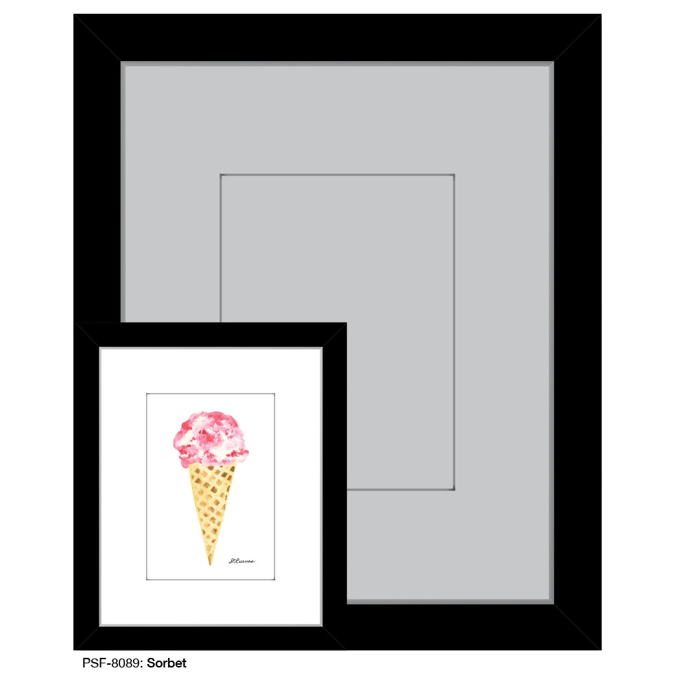 Sorbet, Print (#8089A), Print Matted, www.printedcanvas.com