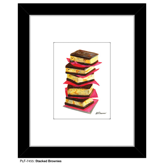 Stacked Brownies, Print (#7455) - Printed Canvas