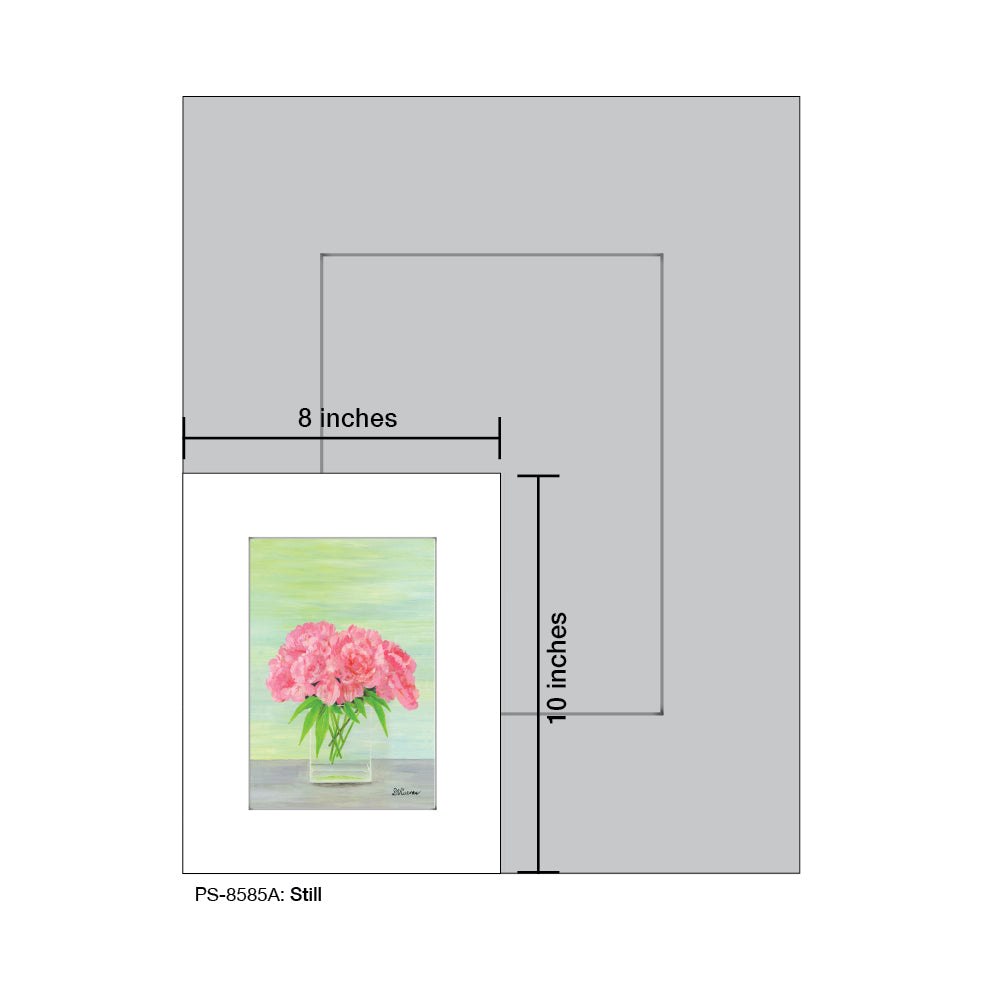 Still, Print (#8585A), Print Matted, www.printedcanvas.com