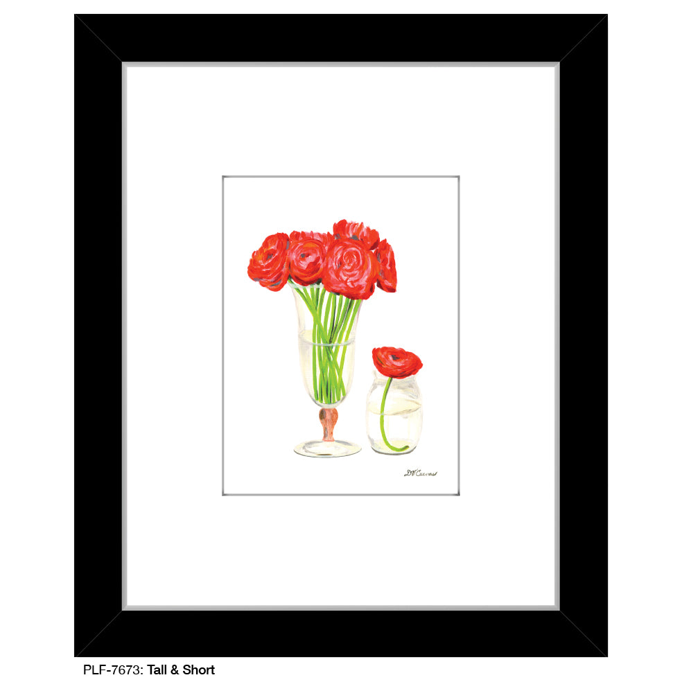 Tall & Short, Print (#7673A), Print Matted, www.printedcanvas.com