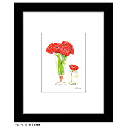 Tall & Short, Print (#7673A), Print Matted, www.printedcanvas.com