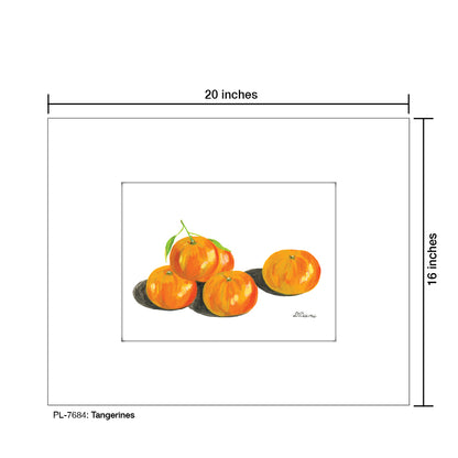 Tangerines, Print (#7684) - Printed Canvas