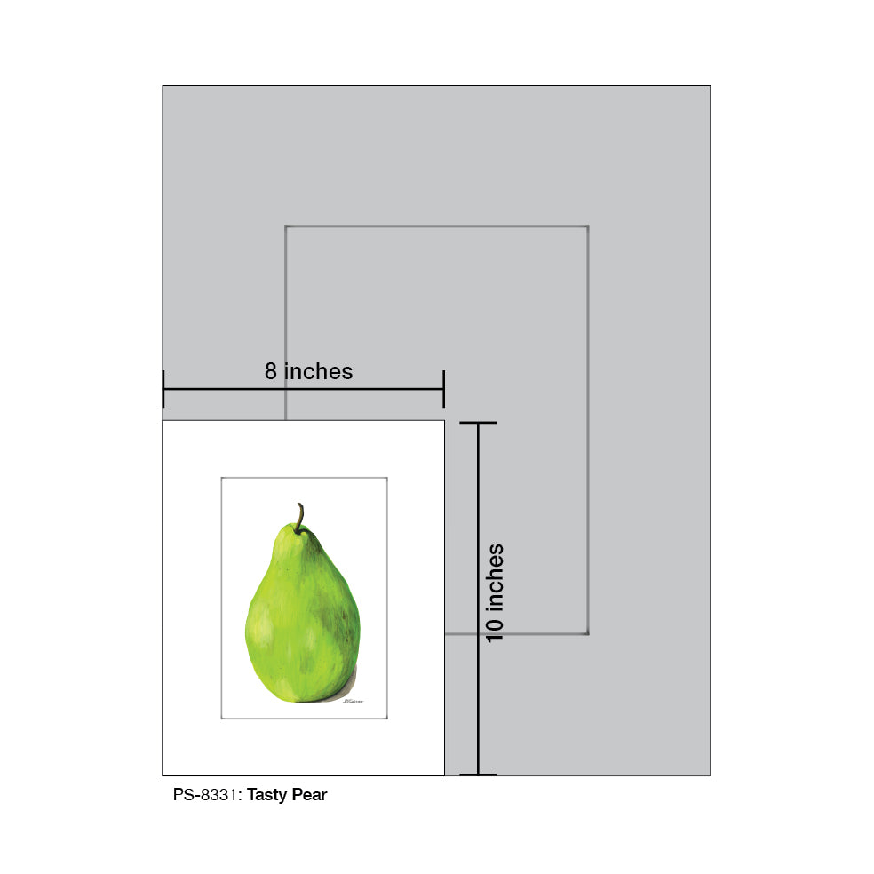 Tasty Pear, Print (#8331A), Print Matted, www.printedcanvas.com