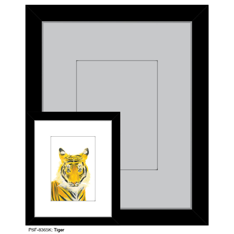 Tiger, Print (#8365K), Print Matted, www.printedcanvas.com