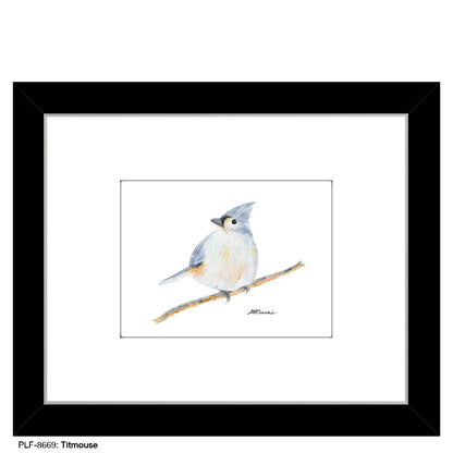 Titmouse, Print (#8669A), Print Matted, www.printedcanvas.com