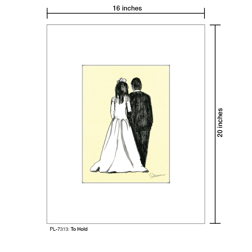 To Hold, Print (#7313) - Printed Canvas
