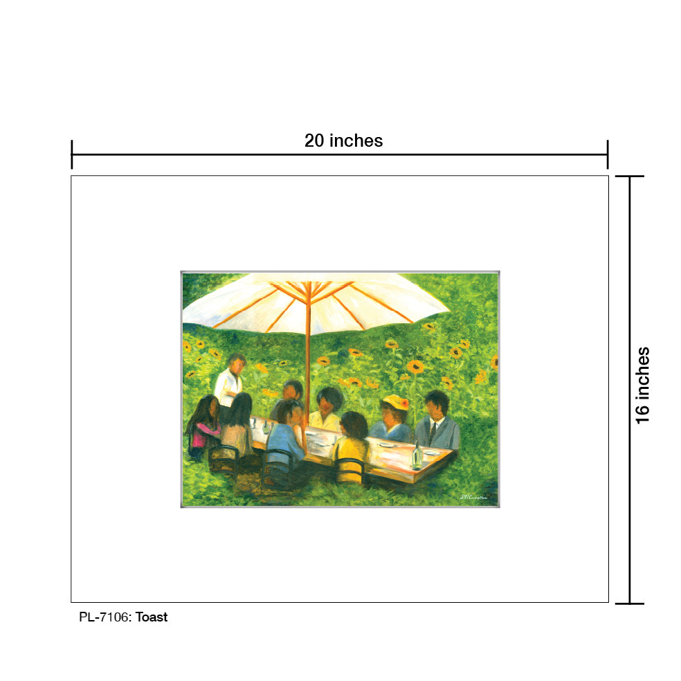 Toast, Print (#7106) - Printed Canvas