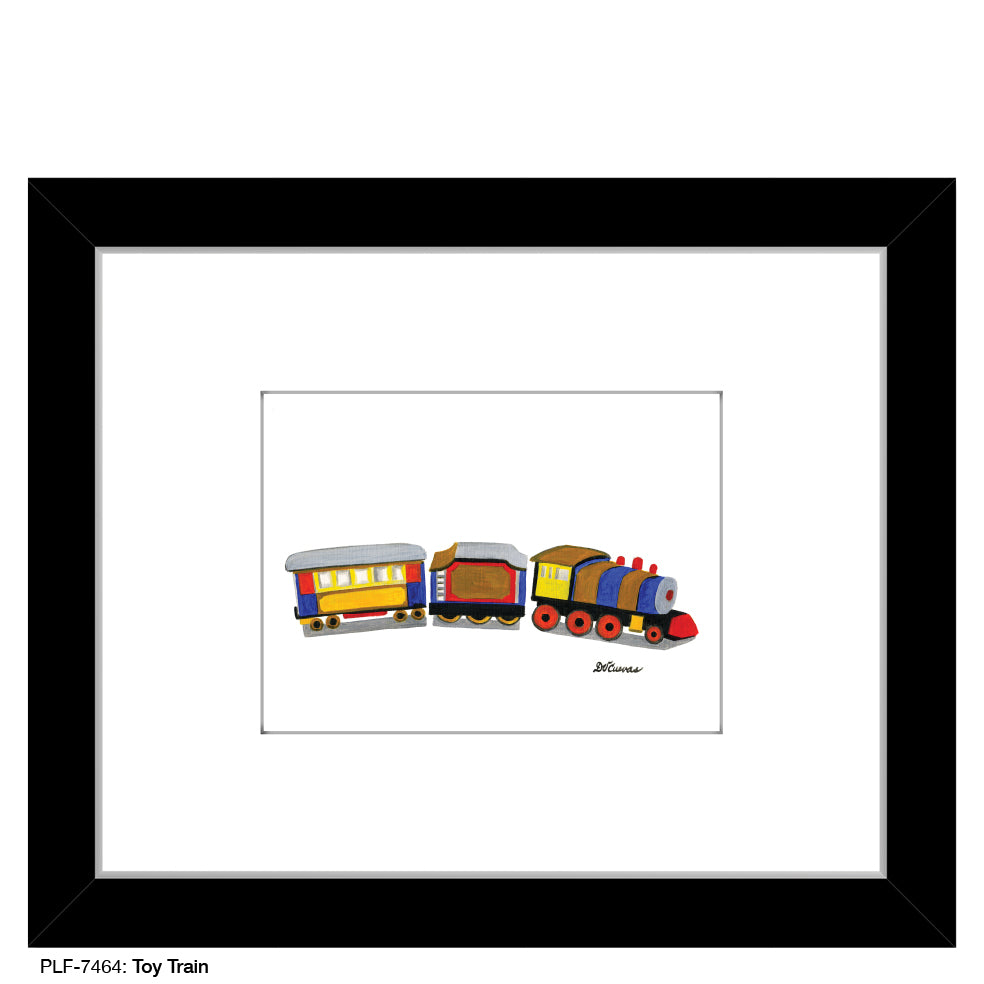 Toy Train, Print (#7464) - Printed Canvas