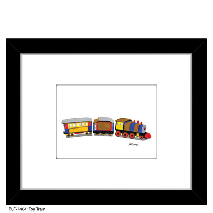 Toy Train, Print (#7464) - Printed Canvas