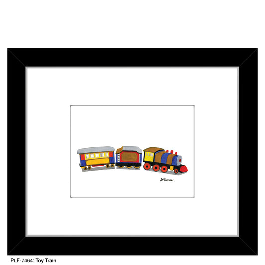 Toy Train, Print (#7464) - Printed Canvas