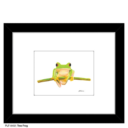 Tree Frog, Print (#8402P), Print Matted, www.printedcanvas.com