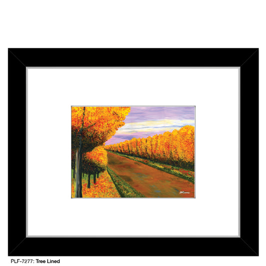 Tree Lined, Print (#7277) - Printed Canvas
