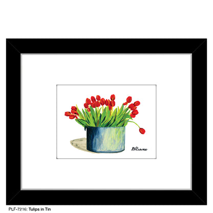 Tulips in Tin, Print (#7216) - Printed Canvas