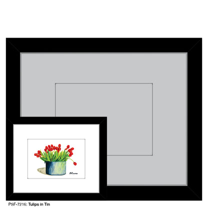 Tulips in Tin, Print (#7216) - Printed Canvas