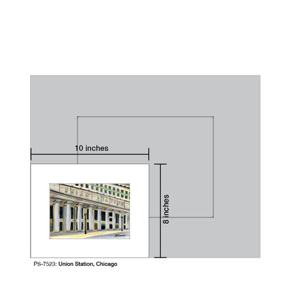Union Station, Chicago, Print (#7523) - Printed Canvas