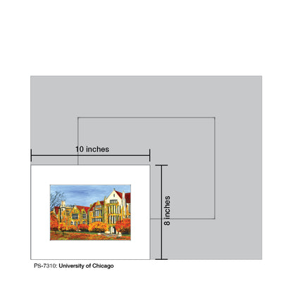 University of Chicago, Print (#7310) - Printed Canvas