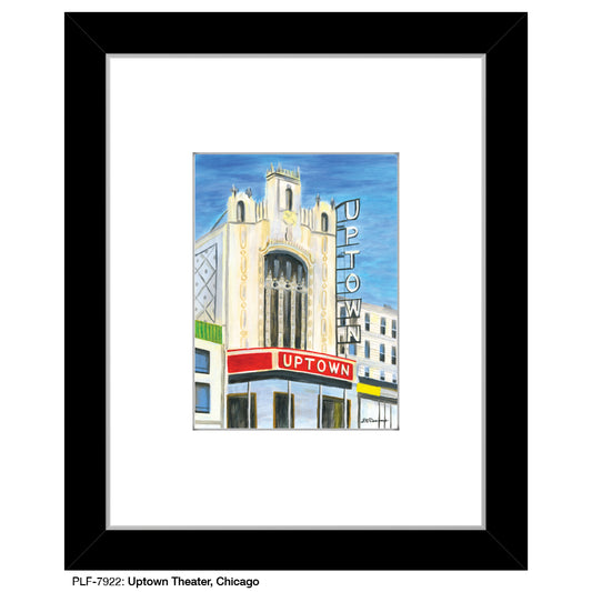 Uptown Theater, Chicago, Print (#7922) - Printed Canvas