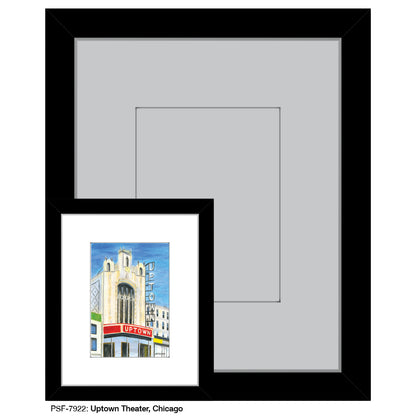 Uptown Theater, Chicago, Print (#7922) - Printed Canvas