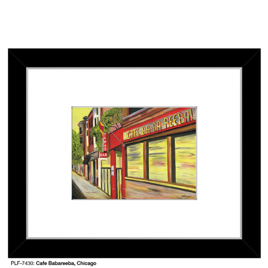 Cafe Ba Ba Reeba, Chicago, Print (#7430) - Printed Canvas