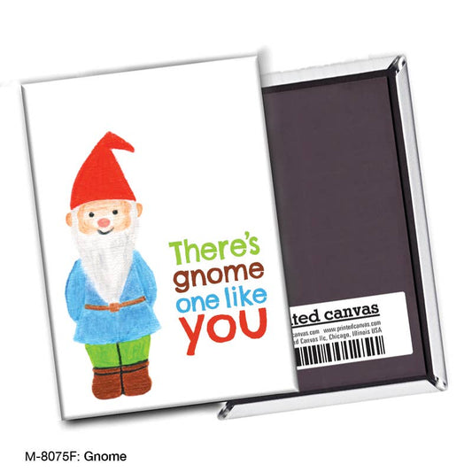 Gnome, Magnet (M-8075F), front, printedcanvas.com