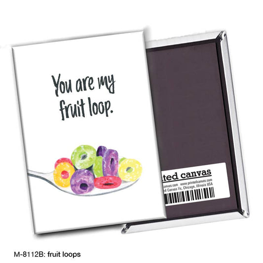 Fruit Loops, Magnet (M-8112B), front, printedcanvas.com